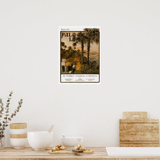 Poster Palm Beach Life #17 print (Cuisine)