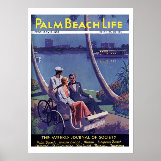 Poster Palm Beach Life #4 print (Devant)