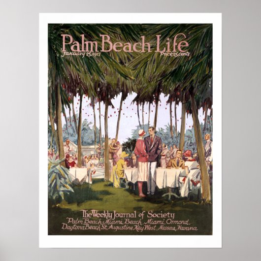 Poster Palm Beach Life #7 print (Devant)