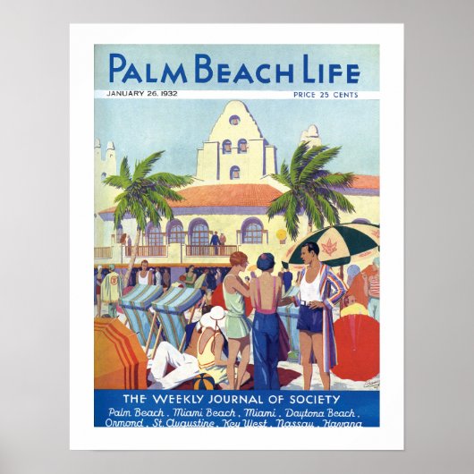 Poster Palm Beach Life #8 imprimer (Devant)
