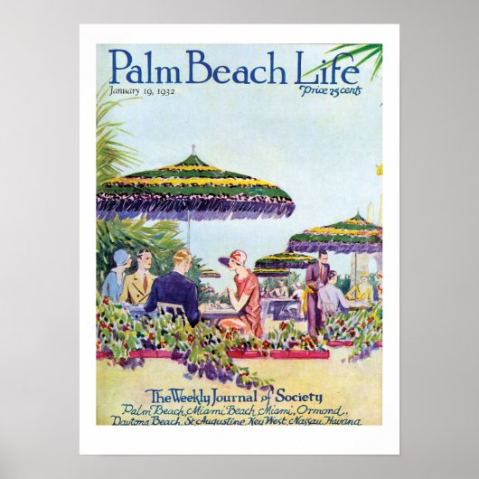 Poster Palm Beach Life #9 imprimer (Devant)
