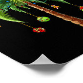 Poster Palm de Noël Arbre Plage Tropicale Hawaii Wom (Coin)