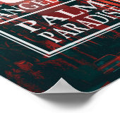 Poster Palm Paradise de Los Angeles (Coin)