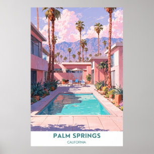 Poster Palm Springs - Belle Californie