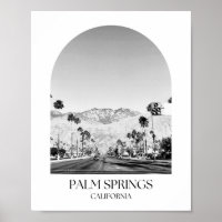 Palm Springs California Arch Photo Print
