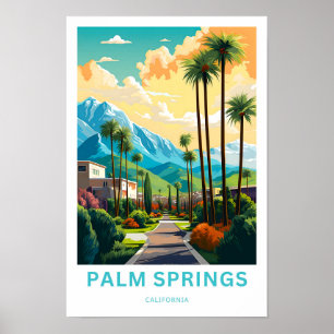 Poster Palm Springs California Travel Print