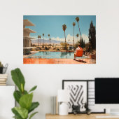 Poster Palm Springs de style mi-siècle (Bureau à domicile)