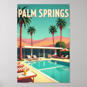 Poster Palm Springs – Paradis Rétro