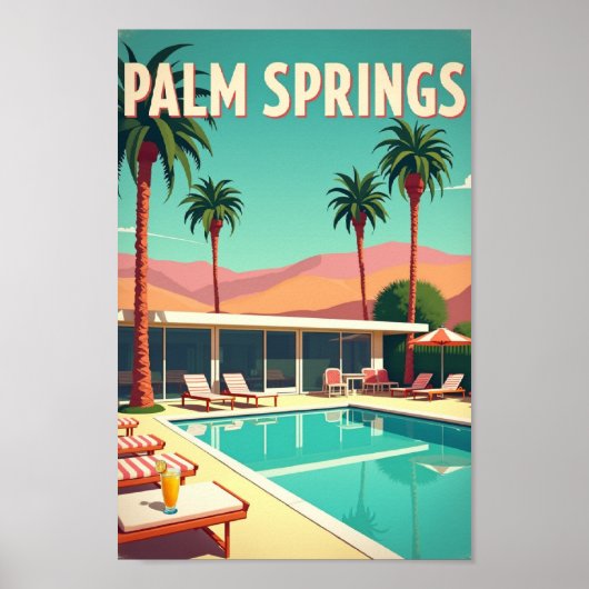 Poster Palm Springs – Paradis Rétro (Devant)