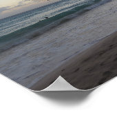 Poster Palm Sunset Barbade (Coin)