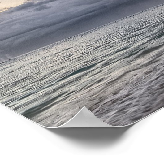 Poster Palm Tree Beach L'île tropicale (Coin)