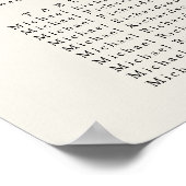 Poster Palm Tree Destination Mariage 8 Table Seating (Coin)