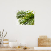 Poster Palm tree feuilles de la nature tropicale photo (Cuisine)