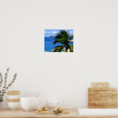 Poster Palm Tree & Lighthouse (Cuisine)