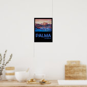 Poster Palma de Mallorca Voyage rétro (Cuisine)