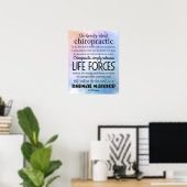 Poster Palmer Citation La Beauté Sur La Chiropratique (Bureau à domicile)