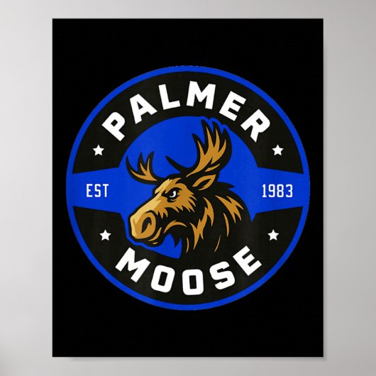 Poster Palmer Moose Hockey 2025 (Devant)