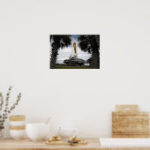 Poster Palmetto arbres cadre navette spatiale Endeavour (Cuisine)