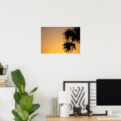 Poster Palmetto, lever du soleil, Floride (Bureau à domicile)