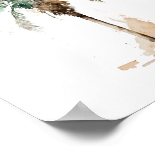 Poster Palmier (Coin)