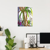 Poster Palmier (Bureau à domicile)