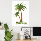POSTER PALMIER 24X36" (Bureau à domicile)
