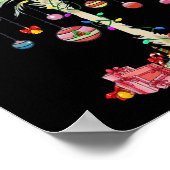 Poster Palmier de Noël Plage Tropicale de Noël Floride Ha (Coin)