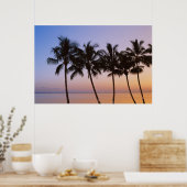 Poster Palmier, matin (Cuisine)
