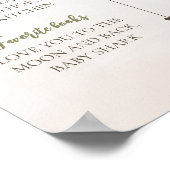 Poster Palmier Première année Anniversaire Jalon bébé (Coin)