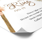 Poster Palmier séché Feuilles Pampas Grass mettre un anne (Coin)