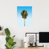 Poster Palmier solitaire (Bureau à domicile)
