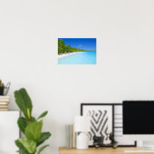 Poster Palmier vert luxuriant Île tropicale Paradis (Bureau à domicile)