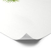 Poster Palmier vintage, illustration (Coin)