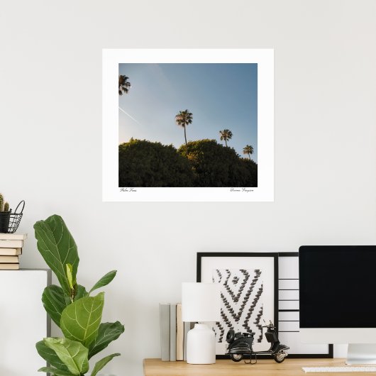 Poster Palmiers (Bureau à domicile)