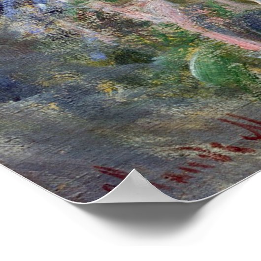 Poster Palmiers à Bordighera - Claude Monet (Coin)