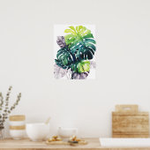 Poster Palmiers à crémaillère - Feuille fractionnée (Cuisine)