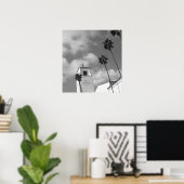 Poster Palmiers à Los Angeles (Bureau à domicile)