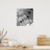 Poster Palmiers à Los Angeles (Cuisine)