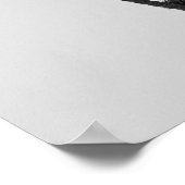 Poster Palmiers Art Photographique Noir Et Blanc Impressi (Coin)