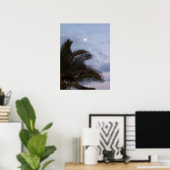 Poster Palmiers au paradis (Bureau à domicile)