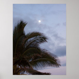 Poster Palmiers au paradis
