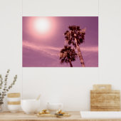 Poster Palmiers au soleil (Cuisine)