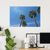 Poster Palmiers avec ciel bleu (Bureau à domicile)