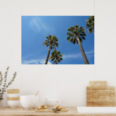 Poster Palmiers avec ciel bleu (Cuisine)