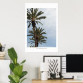 Poster Palmiers de Californie (Bureau à domicile)