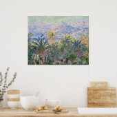 Poster Palmiers de Claude Monet à Bordighera (Cuisine)