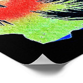 Poster Palmiers de Coco-Coques Couchés De Soleil Hawaïen (Coin)