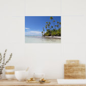 Poster Palmiers de Rangiroa (Cuisine)