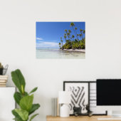 Poster Palmiers de Rangiroa (Bureau à domicile)