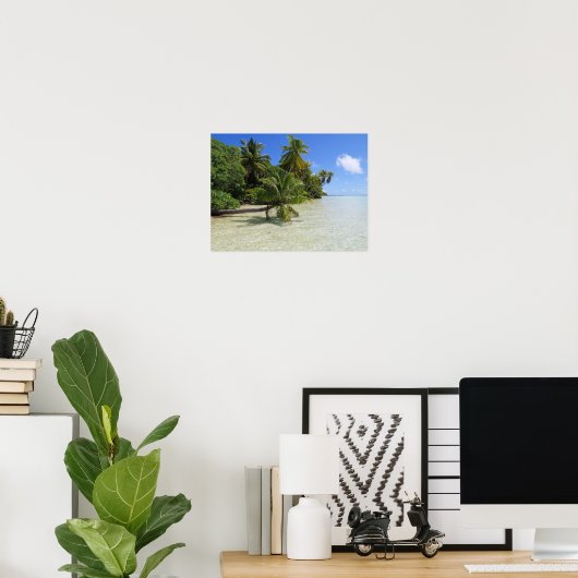 Poster Palmiers de Rangiroa (Bureau à domicile)